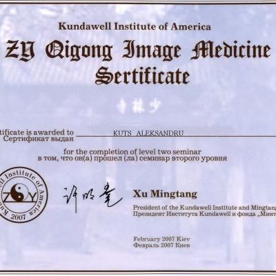 Международный семинар Цигун Имидж-Медицины 2-го уровня г. Киев - 2007