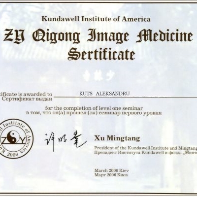 Международный семинар Цигун Имидж-Медицины 1-го уровня г. Киев - 2006